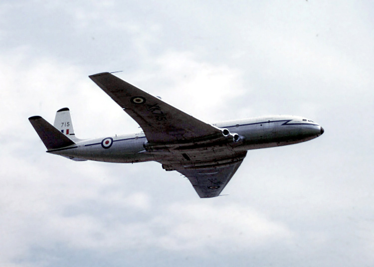 Comet C.2 XK715 216 Squadrona Royal Air Force ve Filton Bristol v roce 1964 (Foto: Wikipedie)