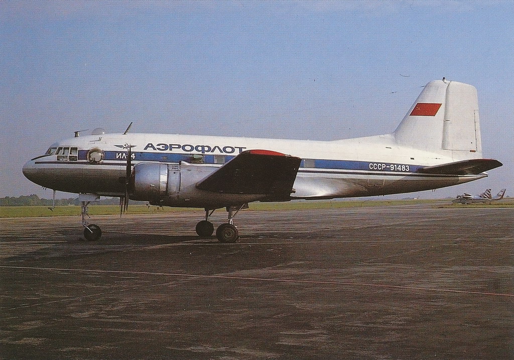 Il-14 Aeroflot CCCP-91483( Postcard ©: unknown )