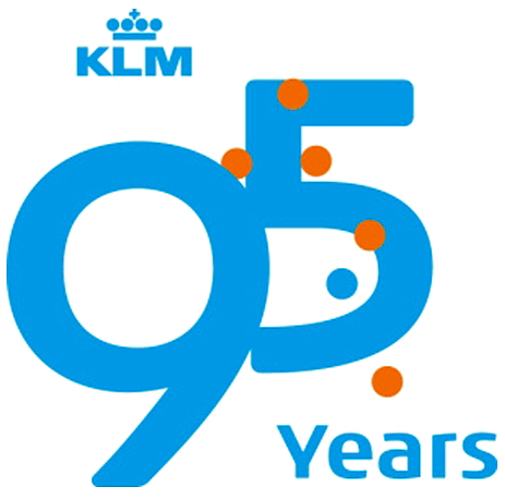 KLM95 logo (Foto ©: KLM)
